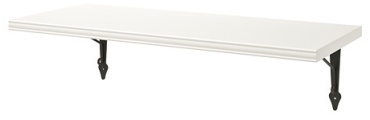 Полка IKEA BERGSHULT / KROKSHULT, 80х30x3 см, белый