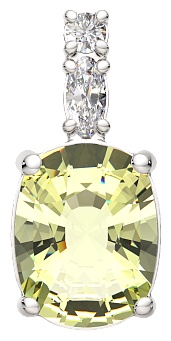 Подвеска Lucente Silver ZO-0440831 вес 1.17 г серебро, фианит, ситалл