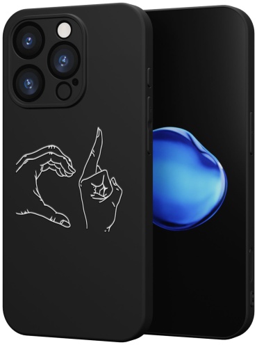 Чехол Mcover для Apple iPhone 16 Pro черный