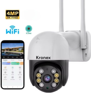 Kronex камера видеонаблюдения WiFi F6, 3MP, расширение 2304x1296