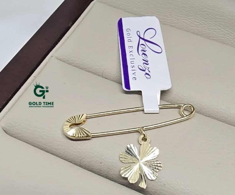 Булавка GOLD TIME 625361821 вес 0.64 г золото, без вставок