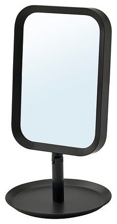 IKEA зеркало настольное косметическое 14x27