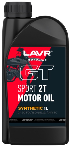 Синтетическое LAVR GT SPORT 2T отсутствует 1 л