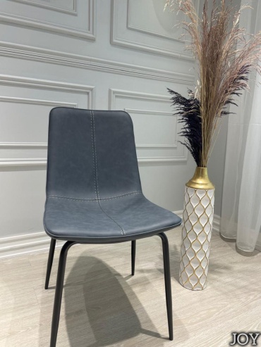 Стул KAGU-SHOP JOY, 87x47x45 см, темно-серый, темно-синий 1 шт.