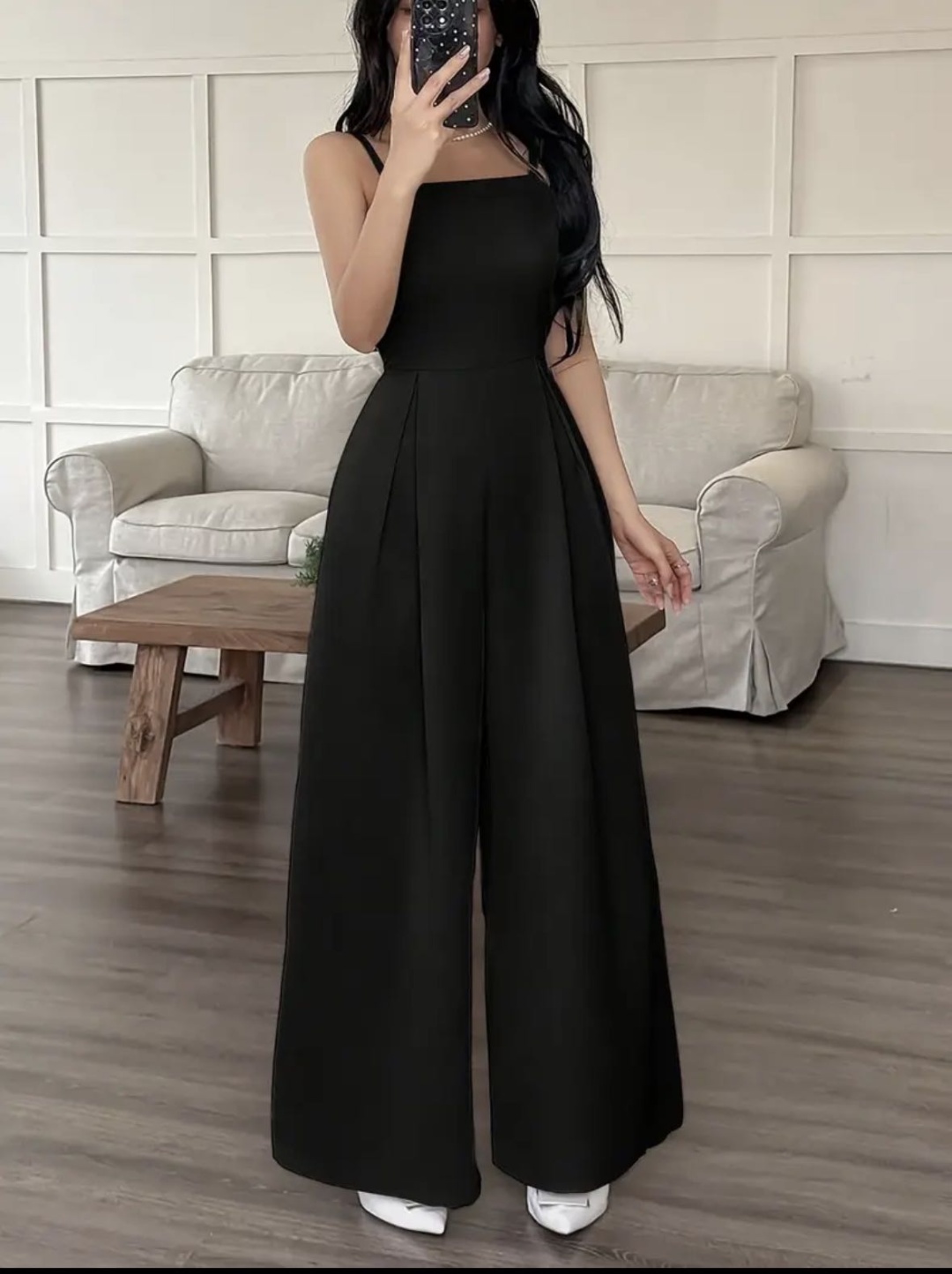 Комбинезон с брюками FASHION черный