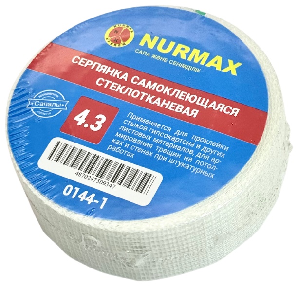 Nurmax серпянка 90 м х 43 мм, 0144-1