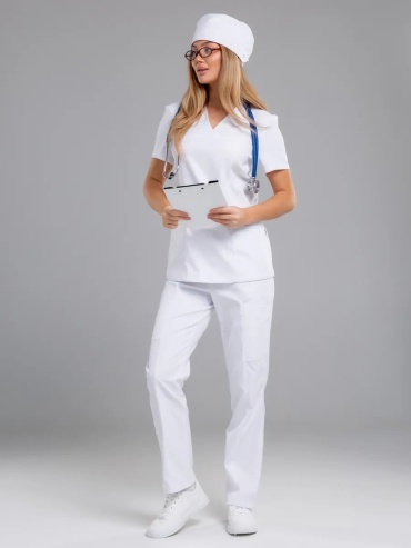 Спецодежда для женщин DOCTORPLUS белый