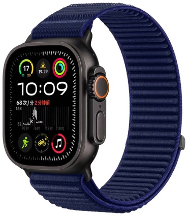 Ремешок BOGEMA для Apple Watch Series 4, Watch Series 5, Watch Series 6, Watch Series 7, Watch Series 8, Watch SE, Watch SE 2nd Gen, Watch SE 3, Watch Series 9 синий