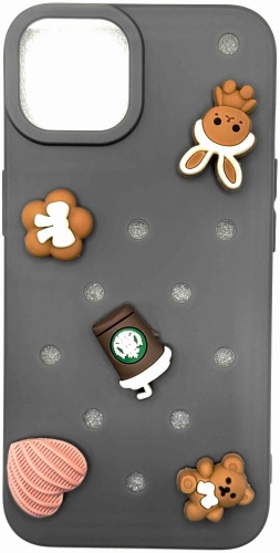 Чехол M MNS для Apple iPhone 13, iPhone 14 черный
