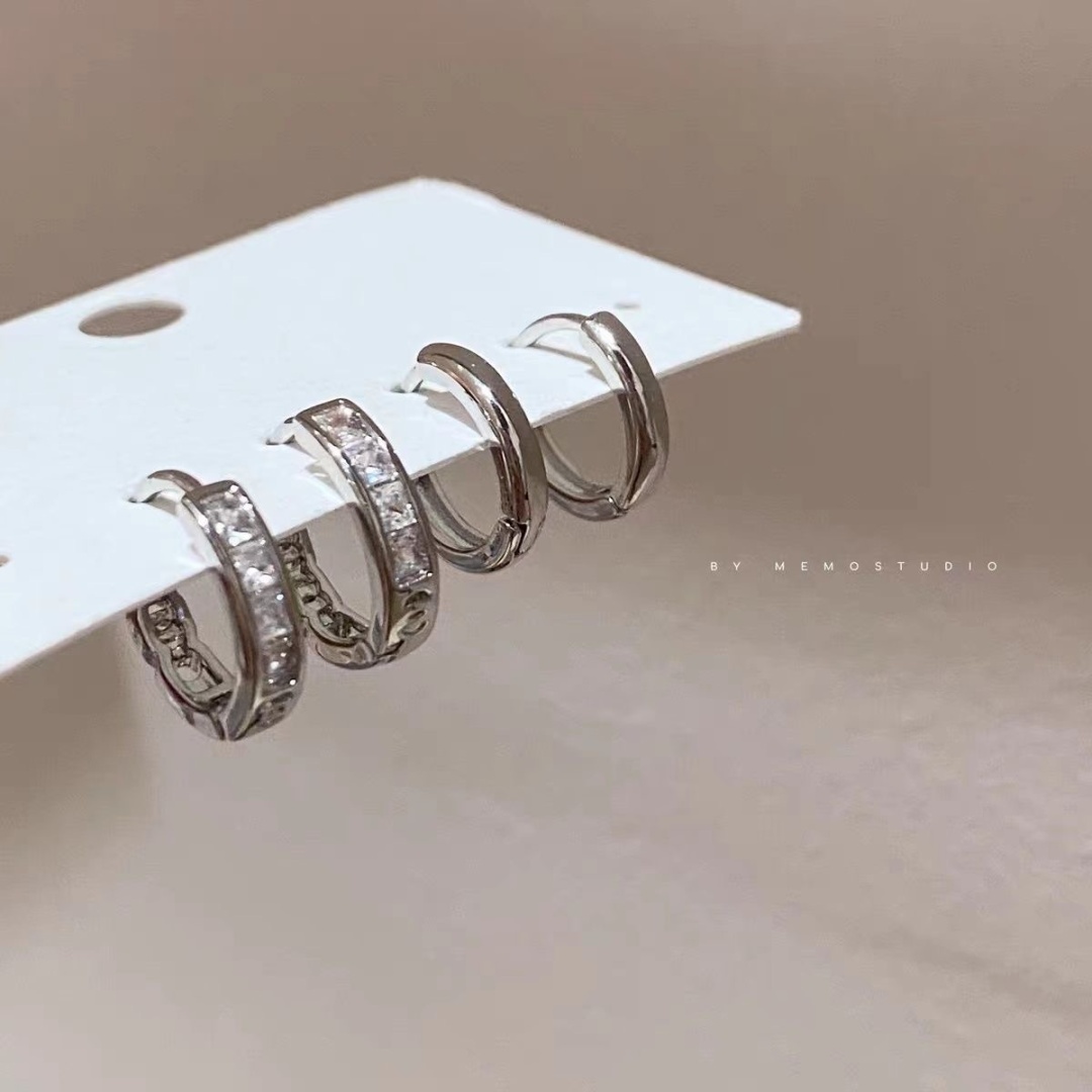 Серьги бижутерный сплав, без вставок