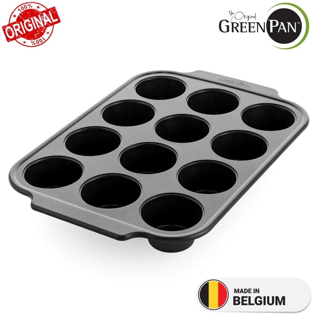 GREENPAN форма Ceramic Muffin Pan, сталь