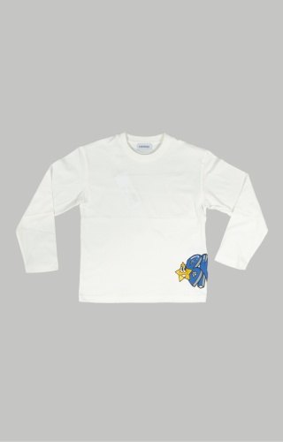 Лонгслив Bikkembergs kids белый