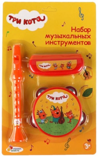 Музыкальный инструмент Три кота Набор музыкальных инструментов