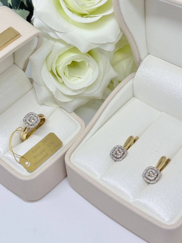 Sandu gold 1.10ct вес 4.9 г золото, бриллиант