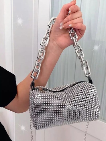 Сумка кросс-боди DESIGNER JEWERLY искусственная кожа серый