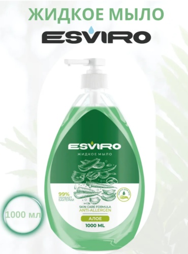 Жидкое мыло туалетное ESVIRO Алоэ 1 шт