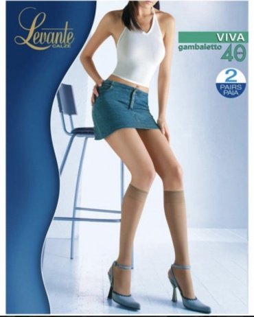Гольфы Levante Viva40 темно-бежевый Unica