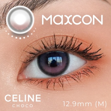 Контактные линзы MAXCON Celine Choco 0 кривизна 8.6 на три месяца 2 шт