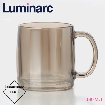 Кружка Luminarc «Nordik Золотой мед», 380 мл, стекло, 1 шт.