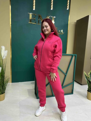 Спортивный костюм FASHION малиновый