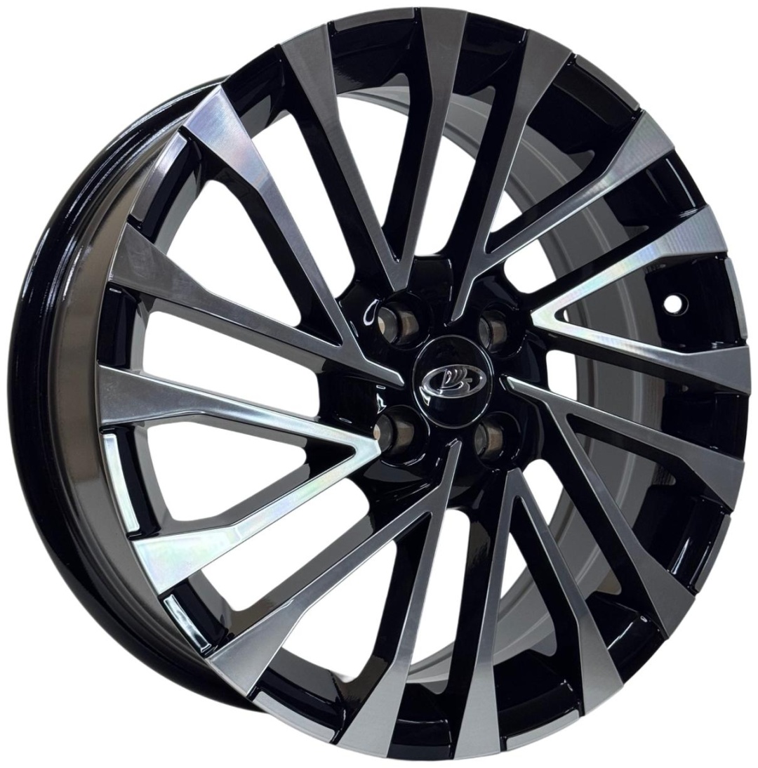 Wheels 1373DD 6.5x17/4x98 D58.6 ET33 4 диска черный, хром