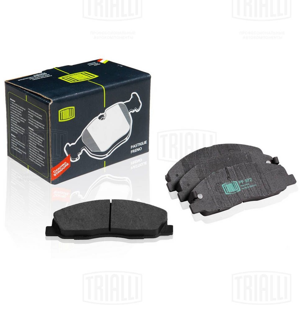 TRIALLI Колодки Тормозные Дисковые PF972
