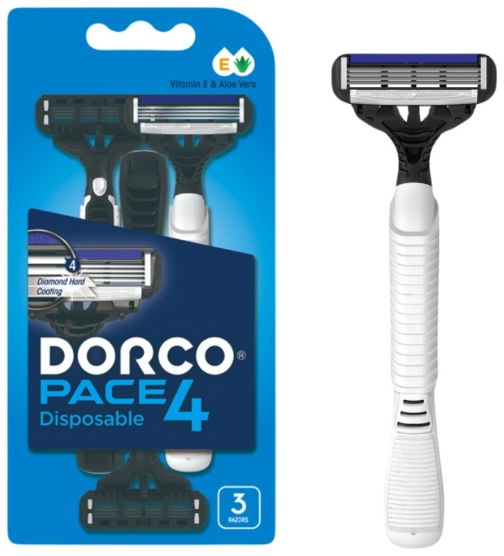 DORCO Pace 4 Portable бритвенный станок 3 шт