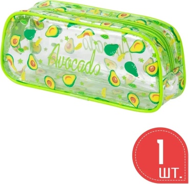 Пенал Brauberg 369837353, застежка молния, розовый