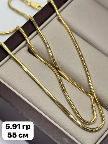 Italy Exclusive 201133 длина 55 см, вес 5.91 г золото, плетение снейк