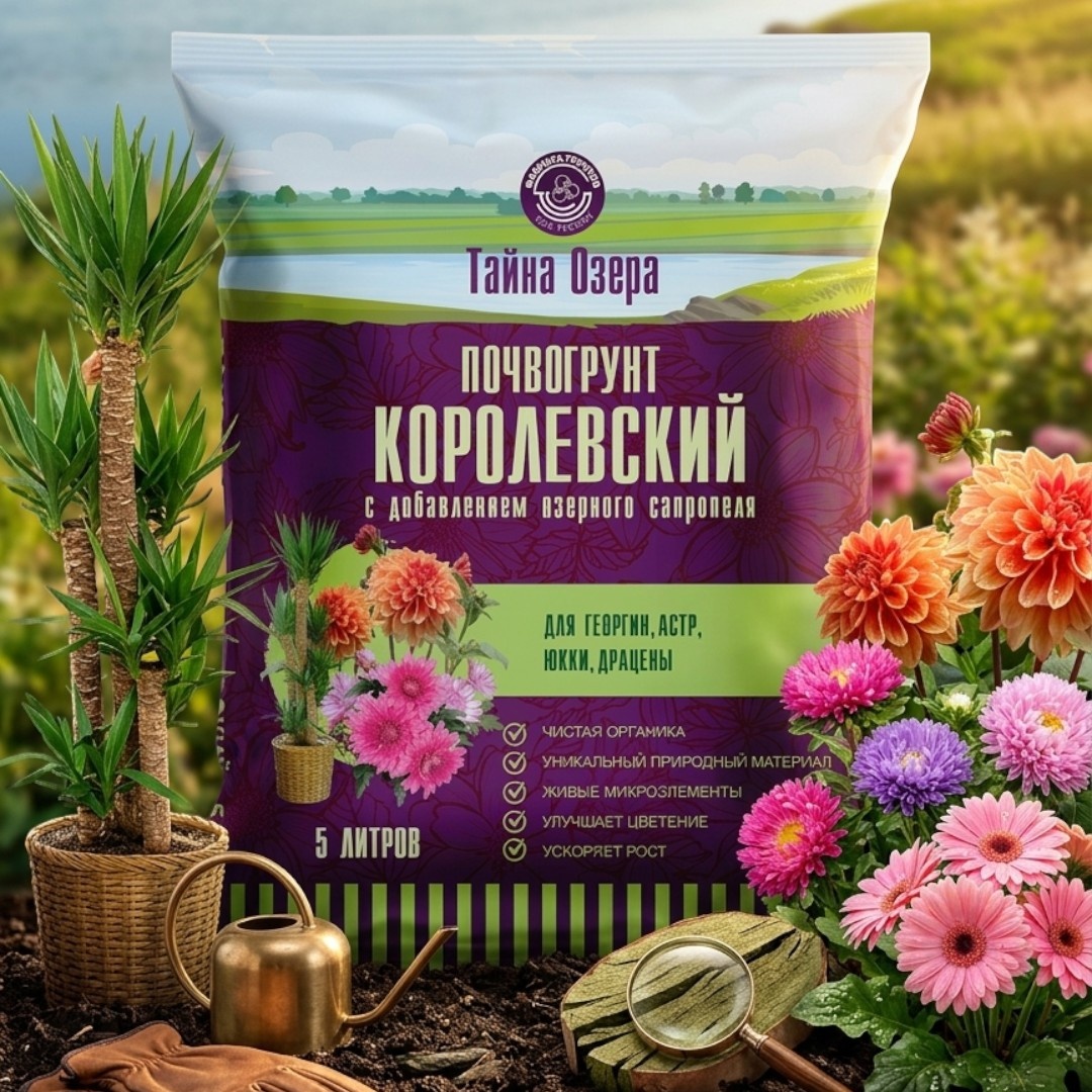 Грунт Фабрика грунтов "Королевский" для георгин, юкки и драцен 5 л