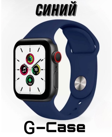 Ремешок G-Case для Apple Watch Series 6, Watch Series 7, Watch Series 8, Watch Ultra синий