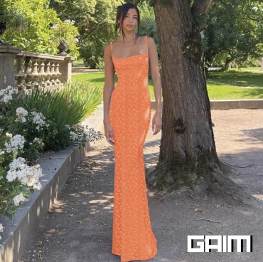 Платье GAIM оранжевый