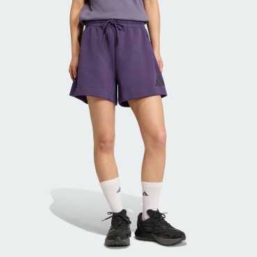 Повседневные шорты adidas черный, фиолетовый