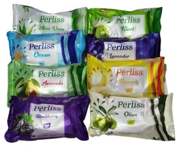Кусковое мыло туалетное Perliss 107246376 150 г по 8 шт