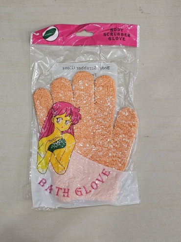 Bath Glove перчатка для тела, для пилинга оранжевый 20 шт
