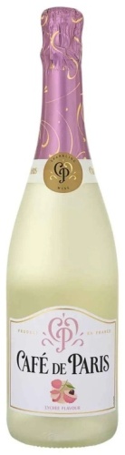 Шампанское Cafe de Paris Lychee полусладкое 6.7% 0.75 л