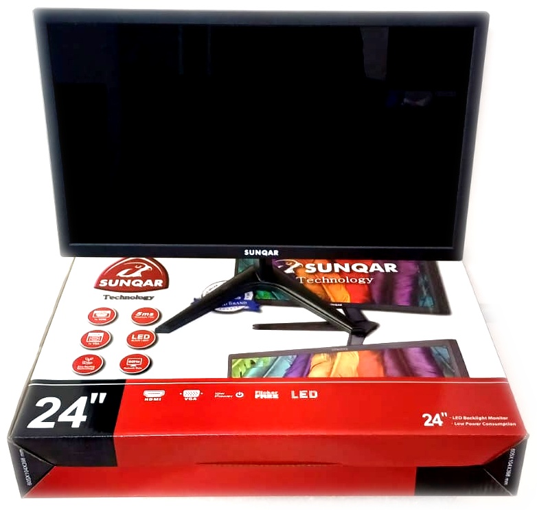 Монитор 24" Sunqar SUN2408040078 черный