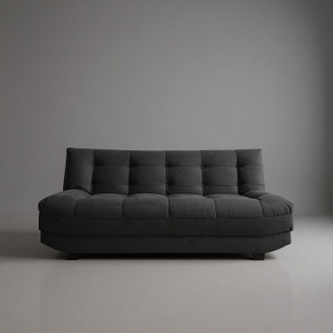 Диван Divan.kz прямой, 190х75 см, обивка велюр, серый