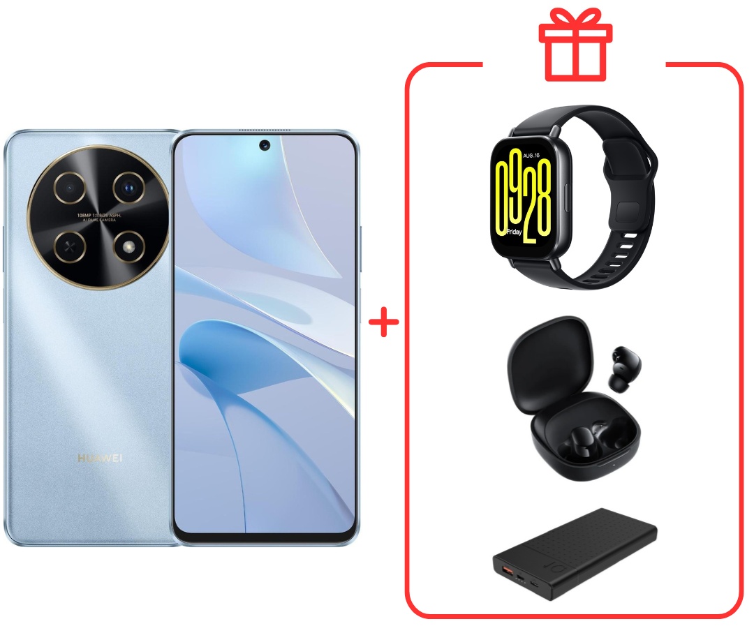 Смартфон Huawei nova 13i 8 ГБ/256 ГБ голубой + подарок