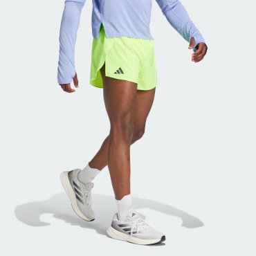 Спортивные шорты adidas ADIZERO E SPLIT салатовый