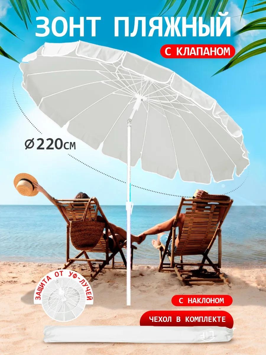 Пляжный 220/16К/белый 220 см