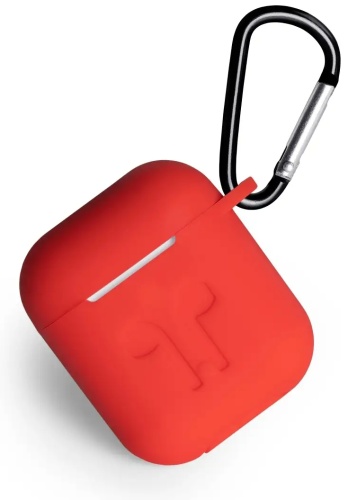 Чехол S&M для Apple AirPods, AirPods 2 красный