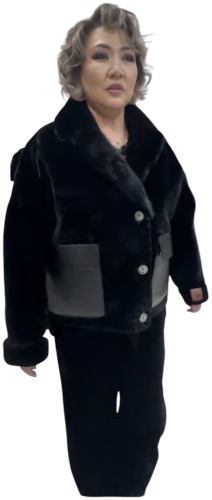 Шуба DONNA BACCONI черный