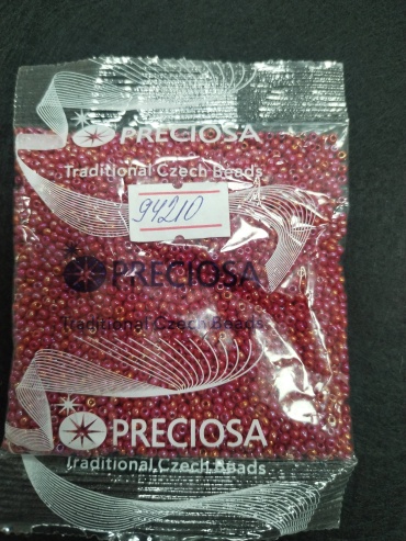 Preciosa 94210 размер:10/0 бордовый 50 г