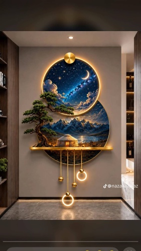 3D-картина Бақыт мекені без рамы DAKEAKIM 120x60 см