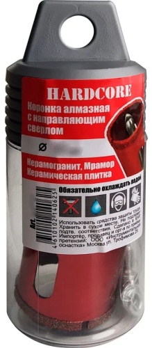 Hardcore 154030KZ	 алмазная D 30 мм, 1 шт