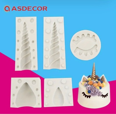 Форма для выпечки, для запекания, для кексов Asdecor силикон, 5 шт