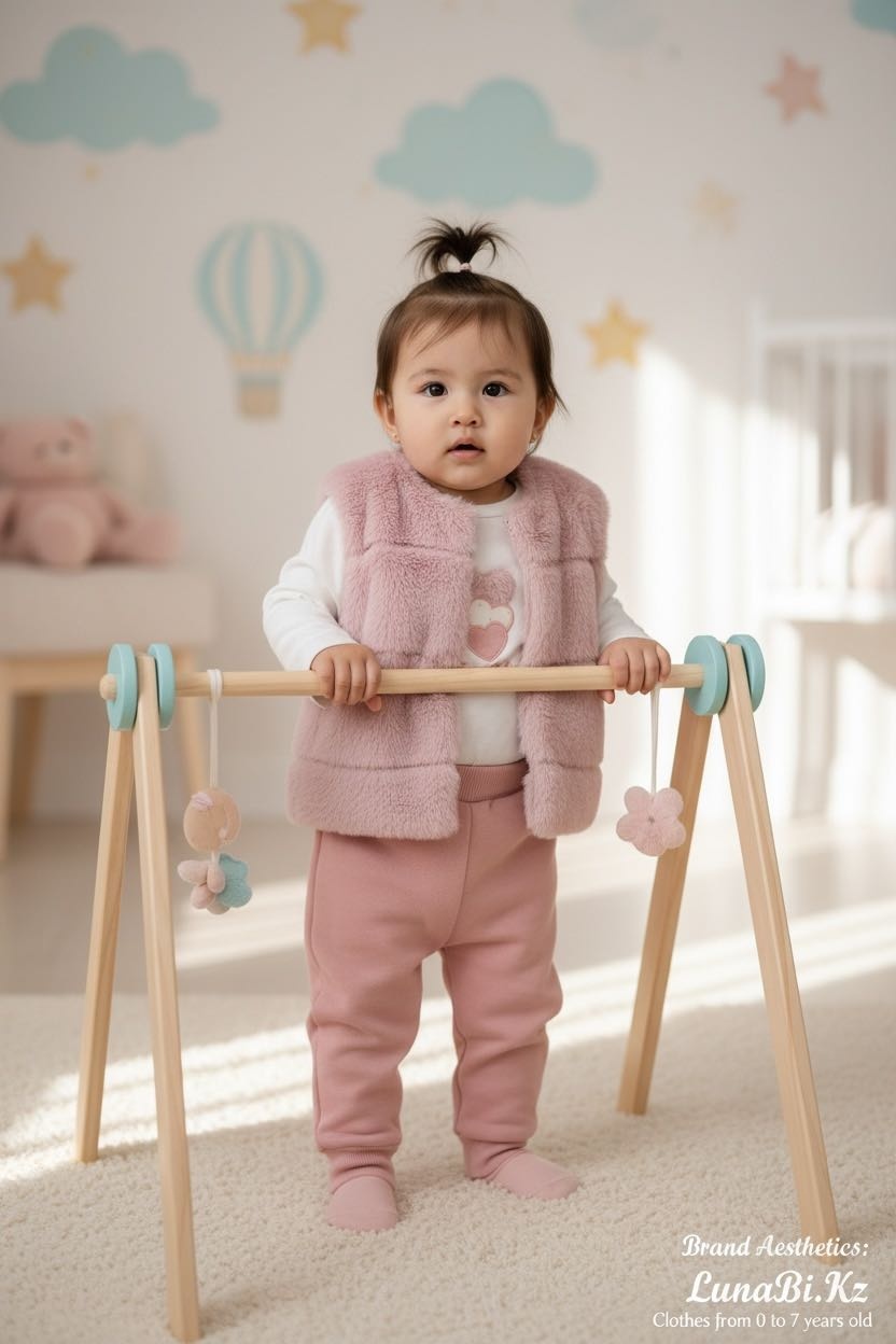 Комплект Aylinka baby белый, розовый