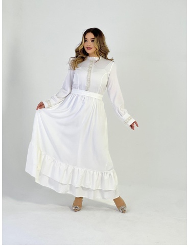 Национальный костюм QAZAQ FASHION белый