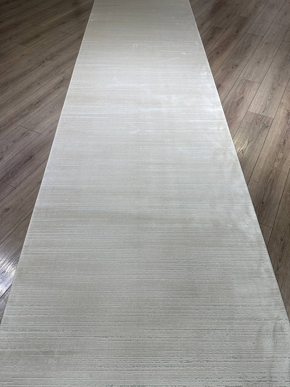 Ковровая дорожка Yusuf Hali короткий ворс, хлопок, вискоза, 200 см x 6.5 м
